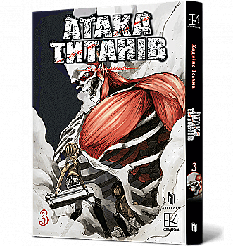 Книга комикс "Манга. Атака титанов. Том 3. Хаджиме Исайяма" (у) (3894)