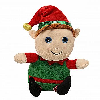 Мягкая игрушка новогодняя плюшевая "Рождественское животное с шарфом" 20 см (4 вида в ассорт.), AAU290020