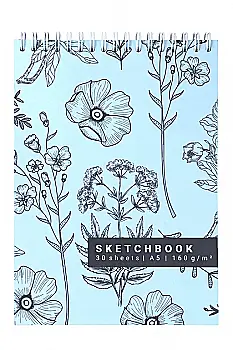 Блокнот "Colour vibes sketchbook"Ice, А5, TM 4Profi, 52034