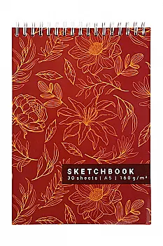Блокнот "Colour vibes sketchbook"Scarlet, А5, TM 4Profi, 14129