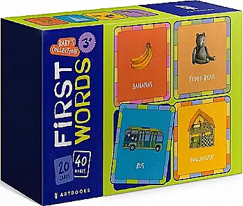 Набір карток. Baby collection. The first words" (а/у) (0219)