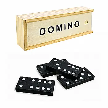 Игра настольная "Домино" в короб. 15*5*3.2 см, 4007