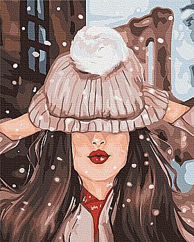 Картина по номерам 40x50 см "Первый снег", BS52805