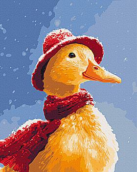 Картина по номерам 40x50 см "Зимняя уточка", BS54488