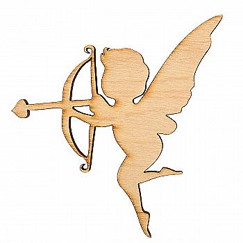 Заготівка дерев`яна День Валентина 4 мм/100*100 мм, ДСВ 013