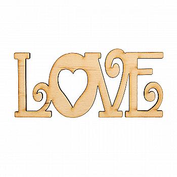 Заготівка дерев`яна День Валентина 4 мм/70*150 мм, ДСВ 145