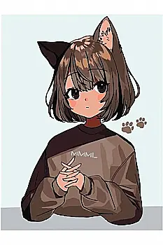 Набор для росписи по номерам 30х40 см "Застенчивая Мими", 900-061