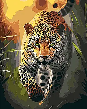 Набор для росписи по номерам 40х50 см "Грационный хищник", 900-017