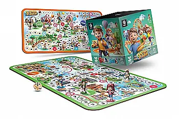 Настольная деревянная игра "STEP BY STEP - Road to School & Luna Park", 701-004