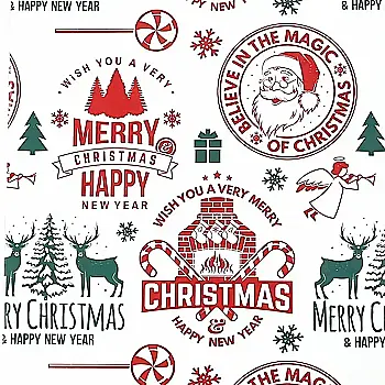 Папір для пакування подарунків НР, 0,7*1 м, 3806