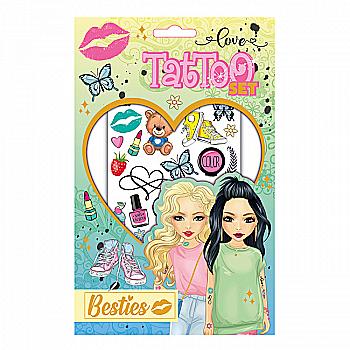 Набор наклеек на тело "Summer" Besties, 2 листа, 961010