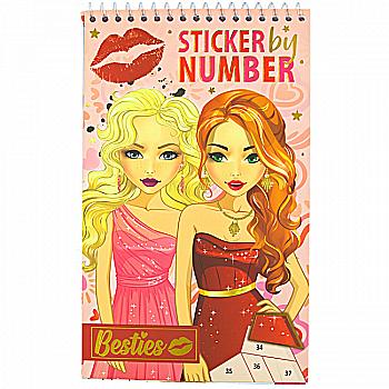 Стикербук по номерам "Fashion" Besties, 961036