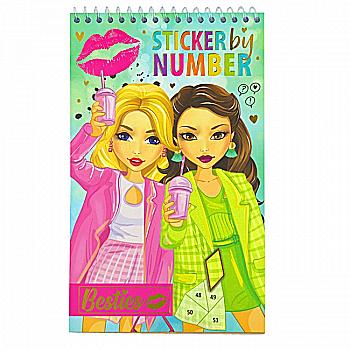 Стикербук по номерам "Summer" Besties, 961037