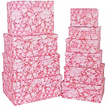 Подарочная коробка прямоугольная, "Лепестки роз", 37,5*29*16 см, 1110253110