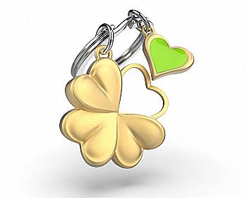 Брелок Metalmorphose "Clover 4 Luck"