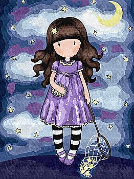 Набір для розпису по номерах 30*40 см "Catch A Falling Star Santoro Gorjuss Collection", KHO8680, ТМ "Ideyka"