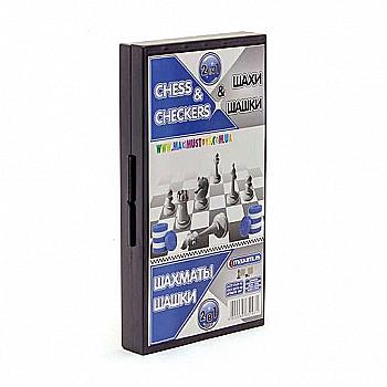 Набір ігор 2в1: шашки, шахи, 5197