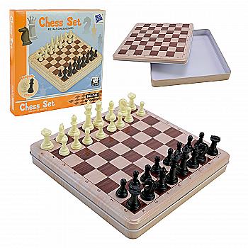 Гра настільна "Шахи" магніт, у короб. 22,5*22,5*3 см, F48