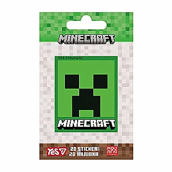 Наклейка 2D Yes "Minecraft. Creeper", 708510