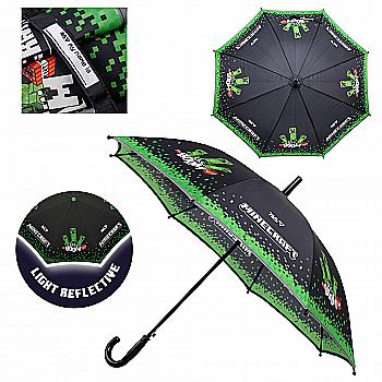 Парасоля дитяча Yes "Minecraft" зі світловідбиваючим кантом, 708487