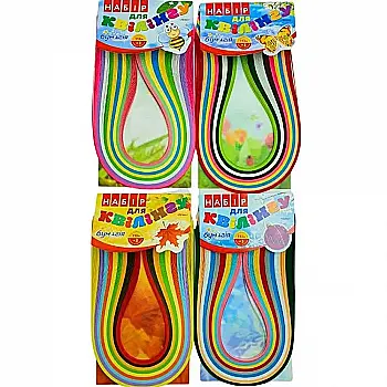 Набор для квиллинга 9 цв. 25 стр. 3 мм*420 мм Сезоны ТМ "Unison"