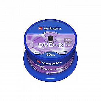 Диск DVD+R 4,7GB Verbatim 16х Cake 50 pcs 43550 (3550)