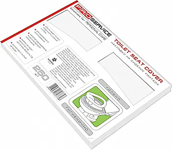 Накладки д/сидения унитаза 1/2 PRO 250шт., 31200105