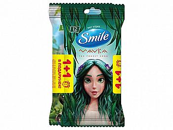 Салфетки влажные SMILE "MAVKA" MIX 12 шт, еврослот (54 шт/ящ) 42139186