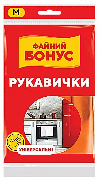 Перчатки БОНУС резиновые универсальные M "Эконом", 17100800