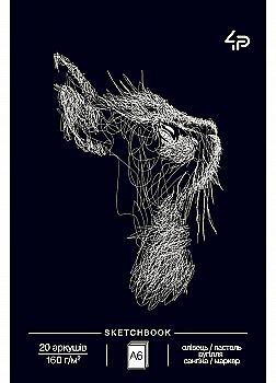 Блокнот "Animals sketchbook" one, А6,TM 4Profi, 76400