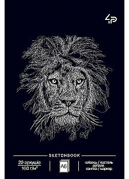 Блокнот "Animals sketchbook" three, А6, TM 4Profi, 40425