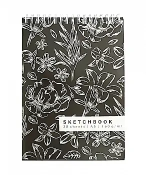 Блокнот "Colour vibes sketchbook"Coal, А5, TM 4Profi,  64152