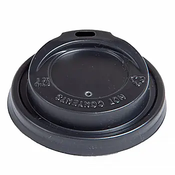 Кришка PRO для папер. стакана 175 мл, чорна , 50шт/уп, 43115700