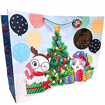 Пакет паперовий 66x48x20 см.горизонтальний