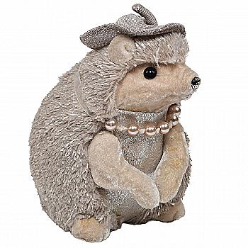 Прикраса новорічна Їжачок 19 см, кремовий, 92409