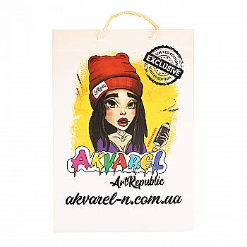 Пакет бумажный "Акварель"