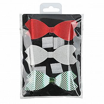 Прикраса декоративна Бант-метелик (3 кол. в асорт.), PPN500150
