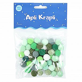 Набір помпонів нейлонових, мікс, 52536316