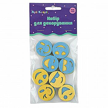 Декор з фетру "Смайли", ДФ-22