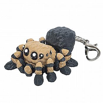 Кінематичний 3D брелок Тарантул чорний