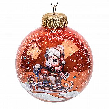 Куля "Символ року 2026", 100 мм, без упаковки