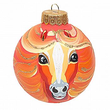 Куля "Символ року 2026", 100 мм, ручної роботи, без упаковки