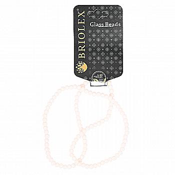 Бусины стеклянные граненные A040-Rondelle-100-D1, 4 мм, 1 нить, A404-Light Cream Opaque