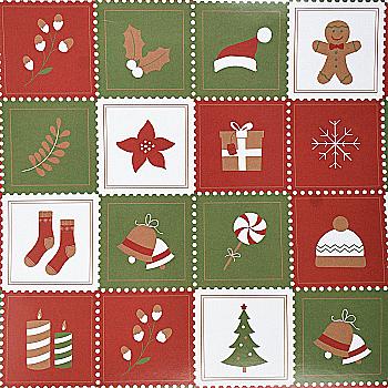 Папір для пакування подарунків НР, 0,7*1 м, 45510