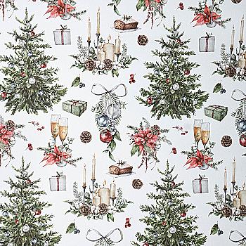 Папір для пакування подарунків НР, 0,7*1 м, 74186