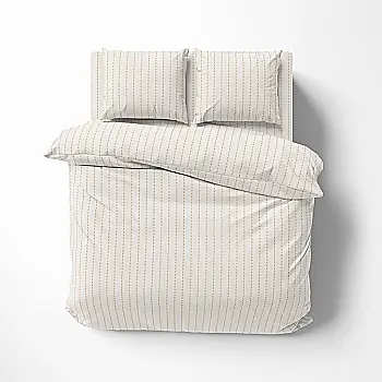 Постельное белье “LeLIT”,Полисатин,Молочный,Двухспальный P-0162 (50/70)