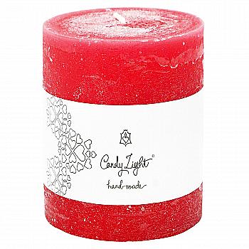 Свічка 7*10 см, червоний, С07*10/1-3.3, Candy Light