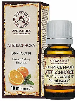 Олія ефірна Ароматика, апельсинова 10 мл