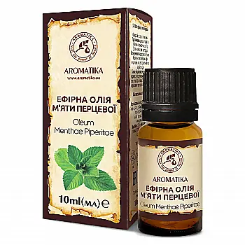 Олія ефірна Ароматика, м`яти перцевої 10 мл