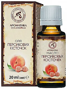 Олія рослинна косметична Ароматика, персикових кісточок 20 мл